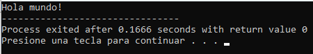 Resultado de la ejecución